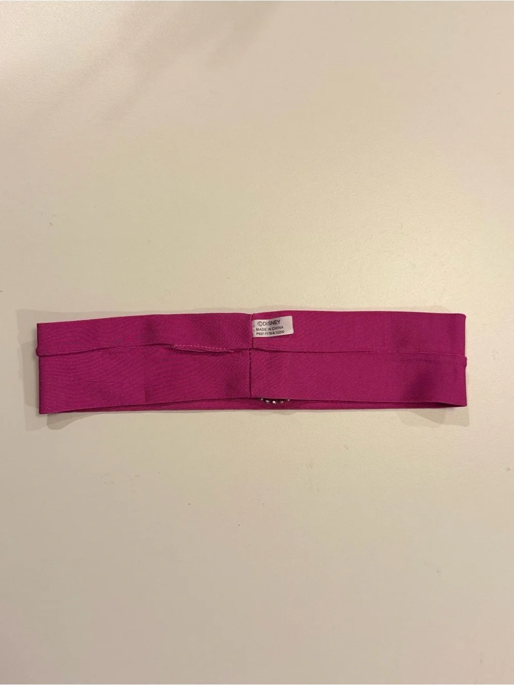 Vintage Disney Hot Pink Crystal Mickey Headband